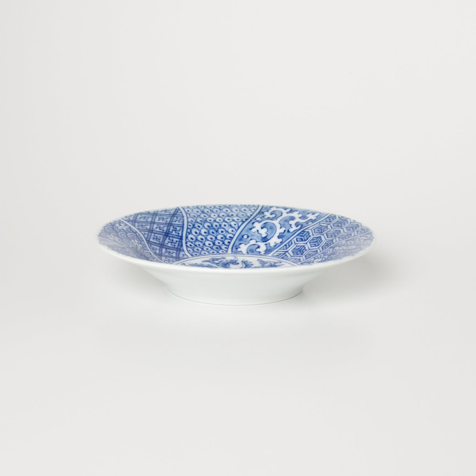 有田焼 染付草花祥瑞 四寸小皿 12cm Kouraku Studio1156