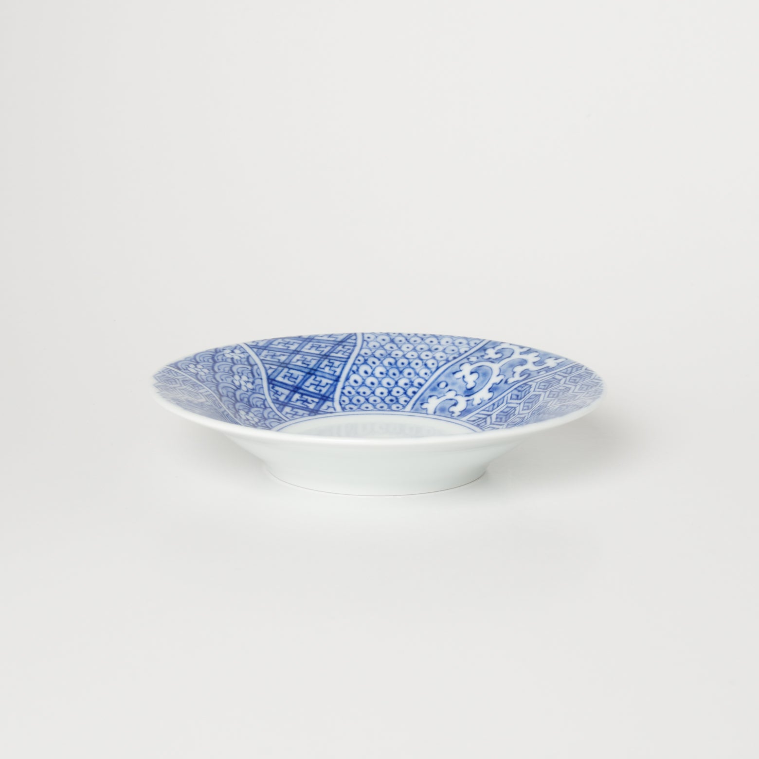 有田焼 染付 内白 四寸小皿 12cm Kouraku Studio1156