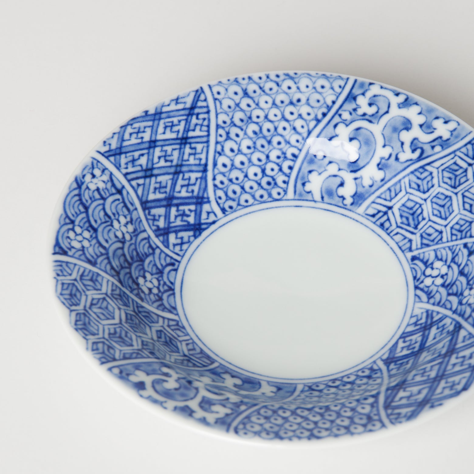 有田焼 染付 内白 四寸小皿 12cm Kouraku Studio1156