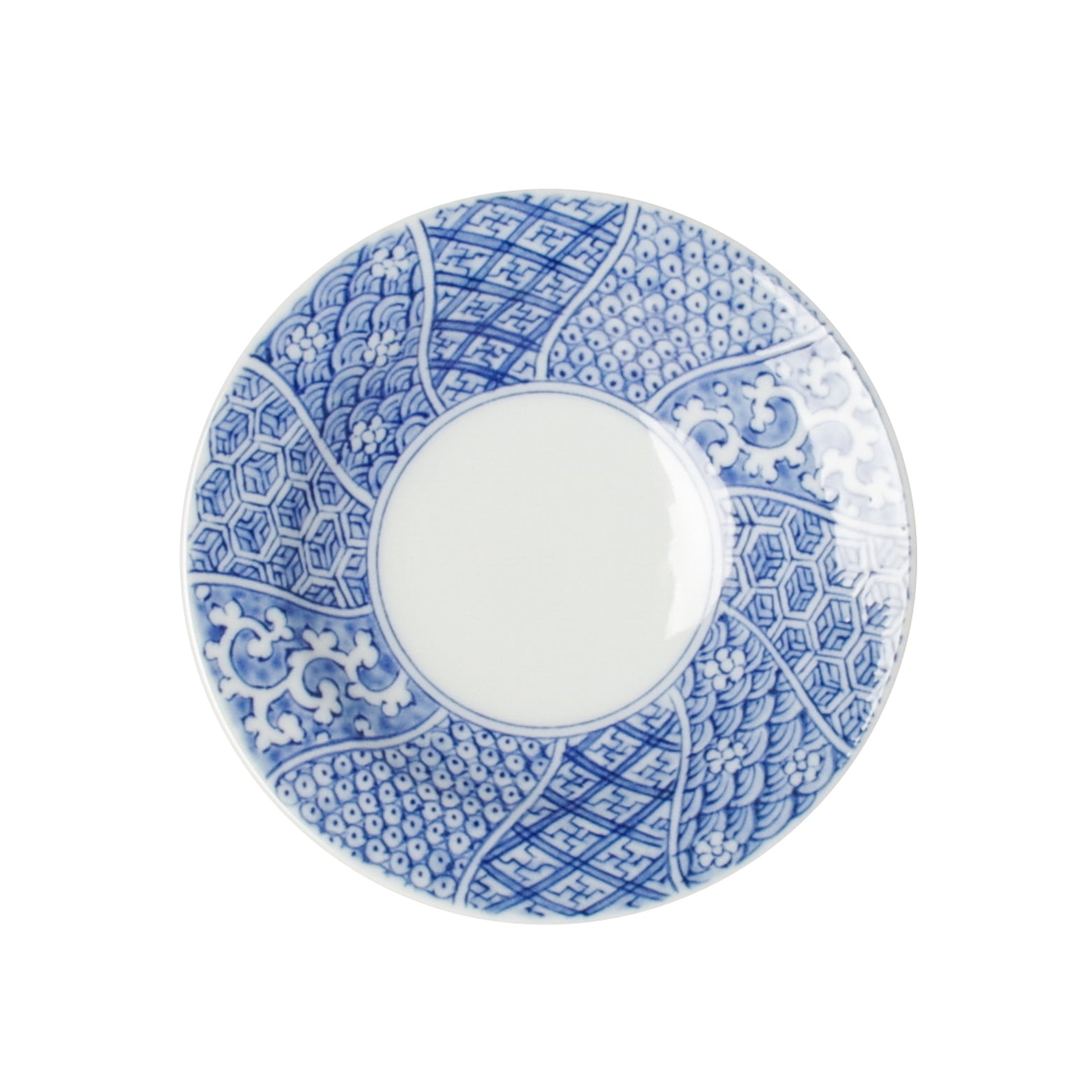 有田焼 染付 内白 四寸小皿 12cm Kouraku Studio1156