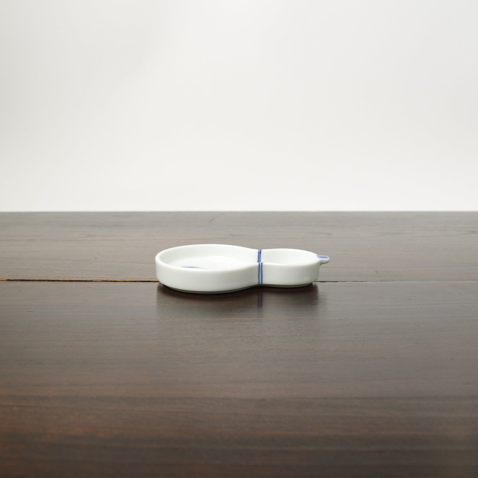 波佐見焼 瓢絵 瓢型小皿(青) 11cm Korin Studio1156