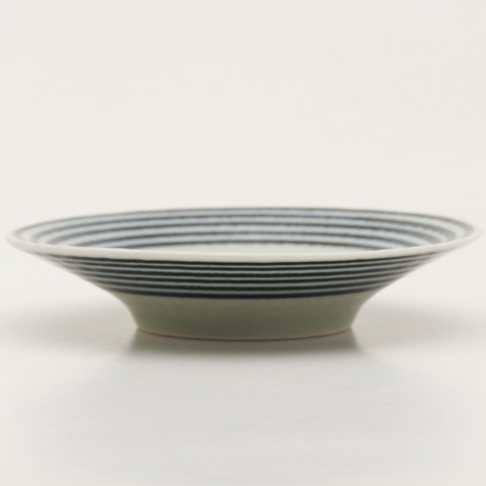 波佐見焼 藍駒 小皿(5本線) 11cm Wazan Studio1156