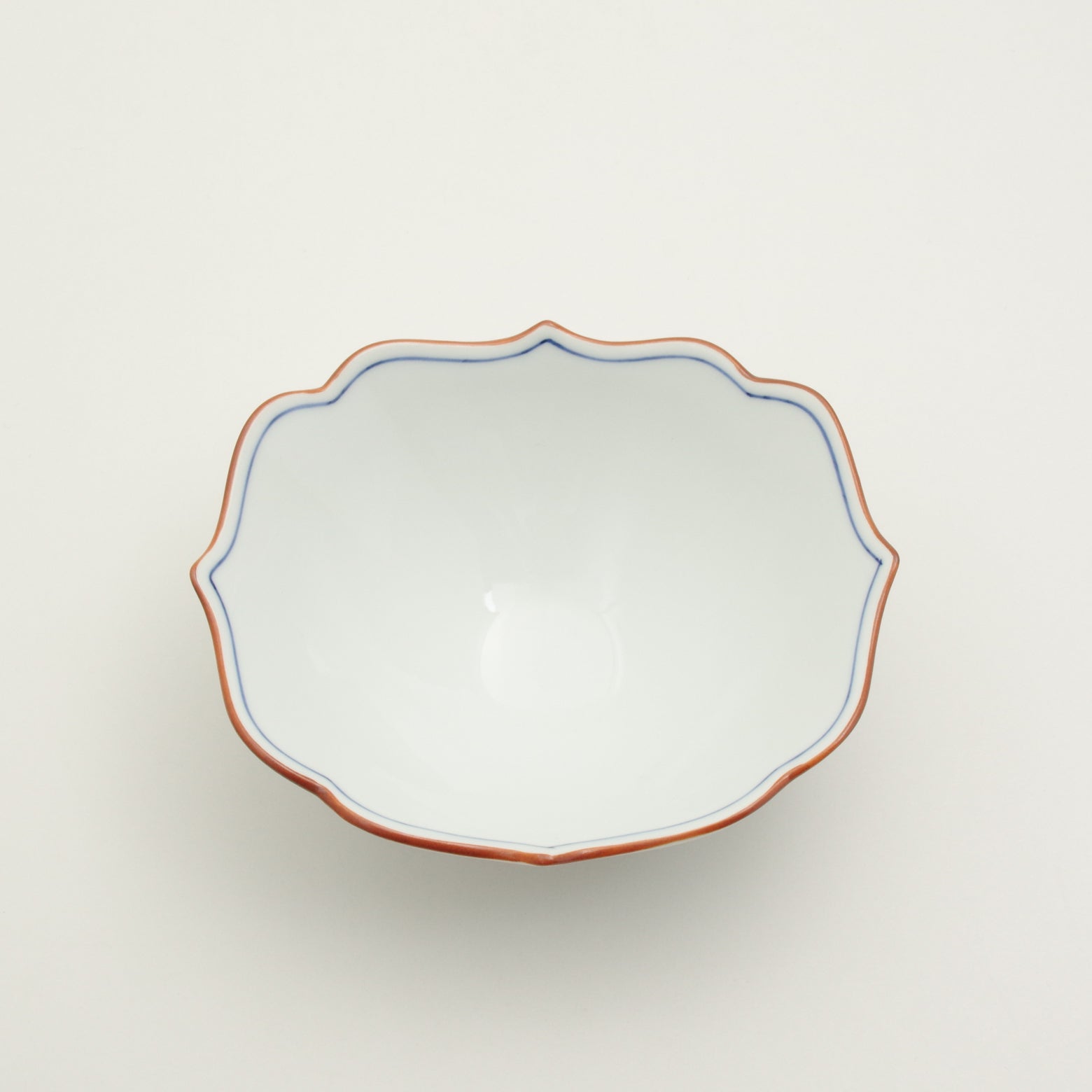 波佐見焼 渕錆 桔梗長角中鉢(青) 14cm Korin Studio1156