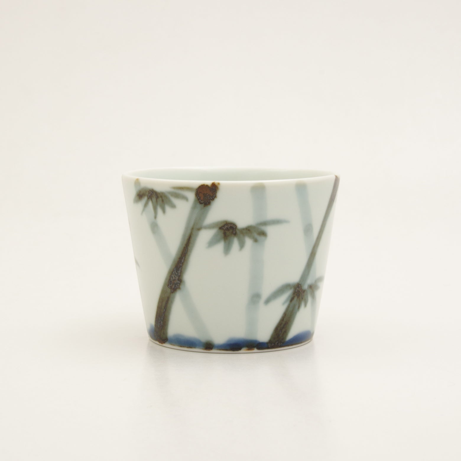 伊万里焼 鉄絵竹 そば猪口 180ml Tamori Studio1156