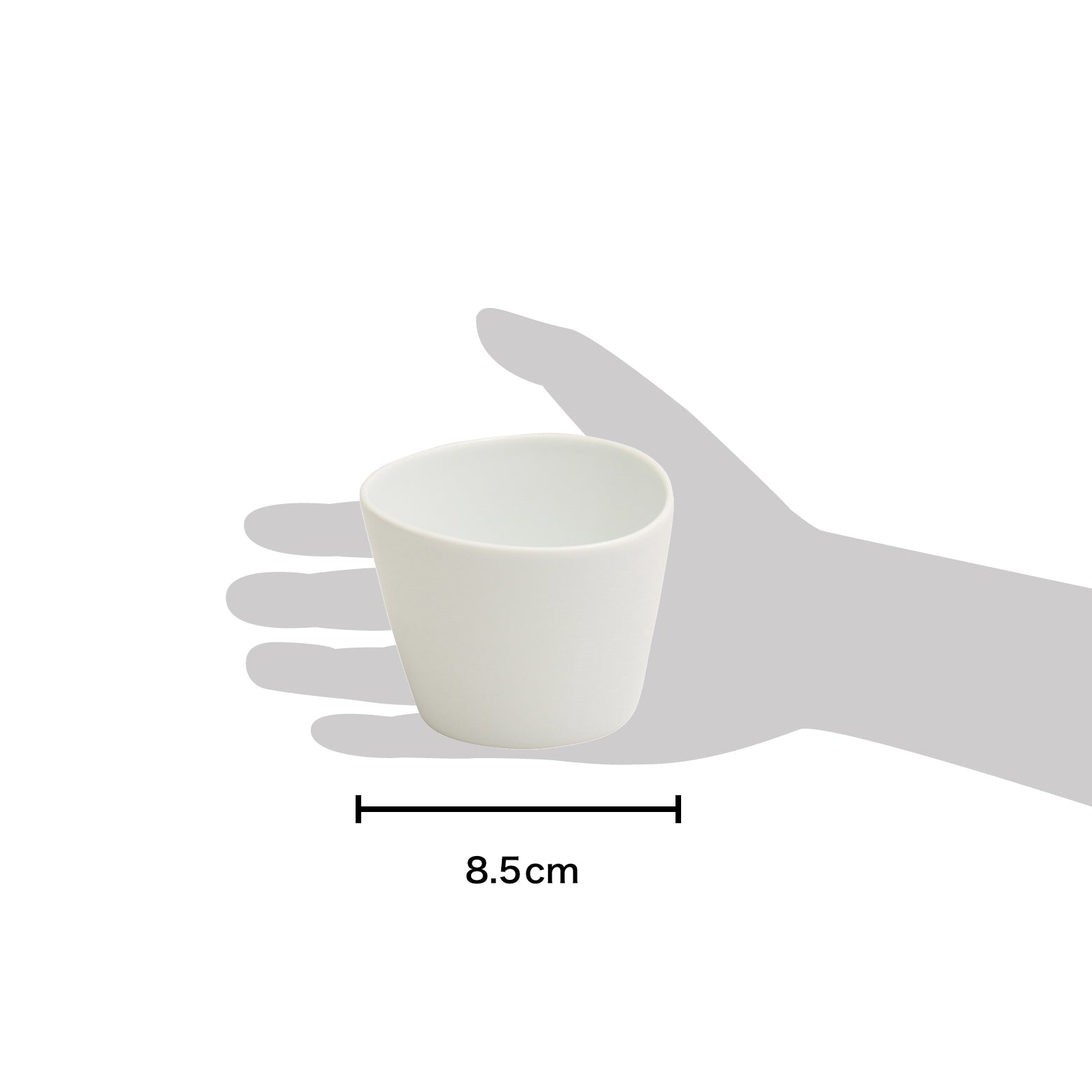 波佐見焼 TROIS トロワ フリーカップ(ホワイト) 230ml Hakusan Studio1156