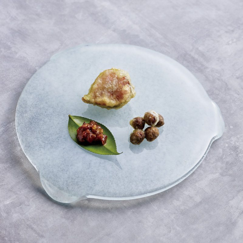 ガラス食器 ヤーゲ プレート 20cm Yoshinuma-glass Studio1156