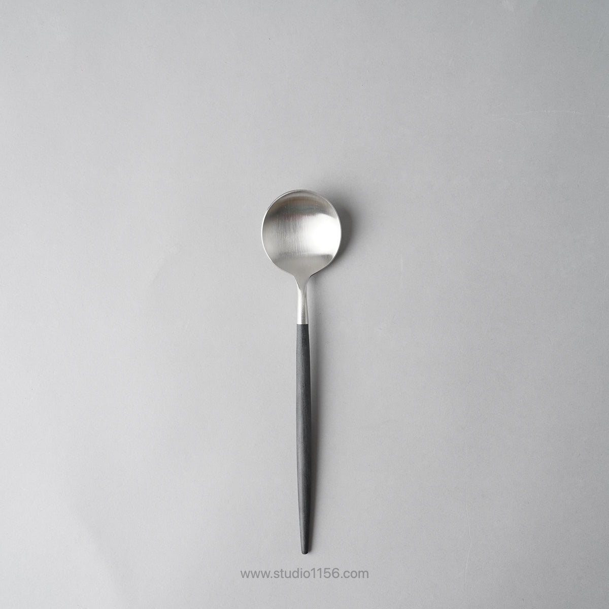 Cutipol GOA / クチポール ゴア (シルバー×ブラック) デザートスプーン Cutipol Studio1156