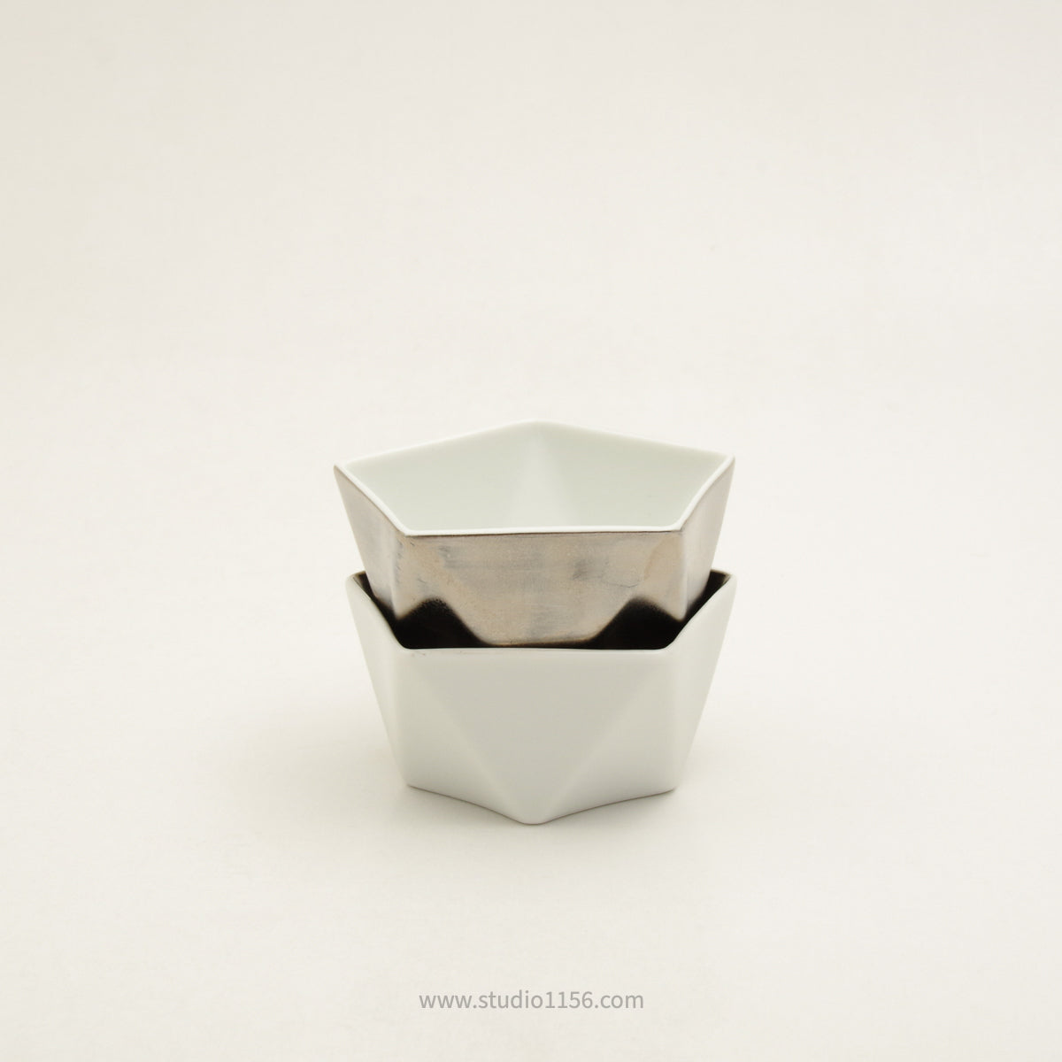 有田焼 ダイヤ五角豆鉢(小) 6.5cm Denpei Studio1156