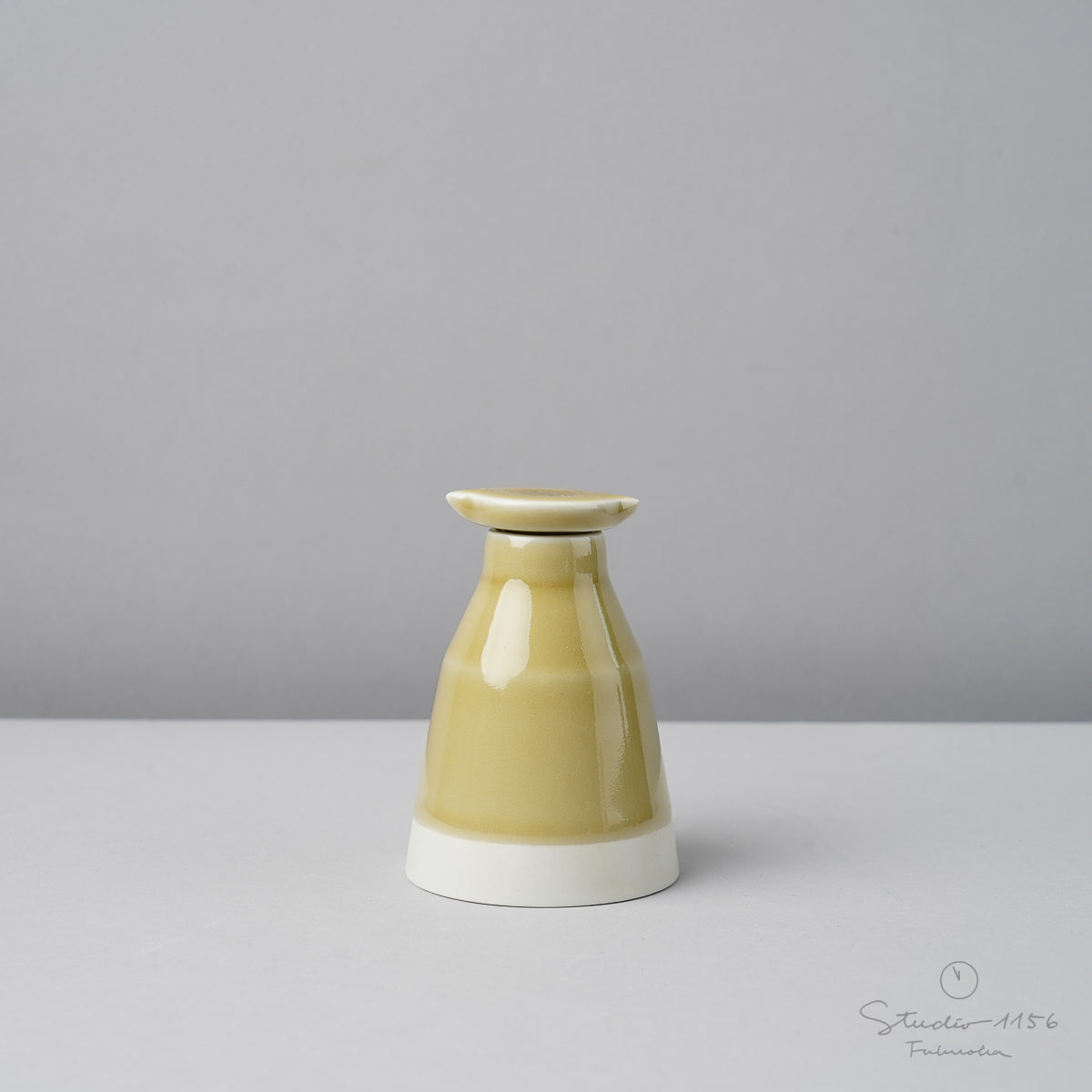 波佐見焼 es soy pot (S) 醤油さし 75ml 黄磁釉 essence Studio1156