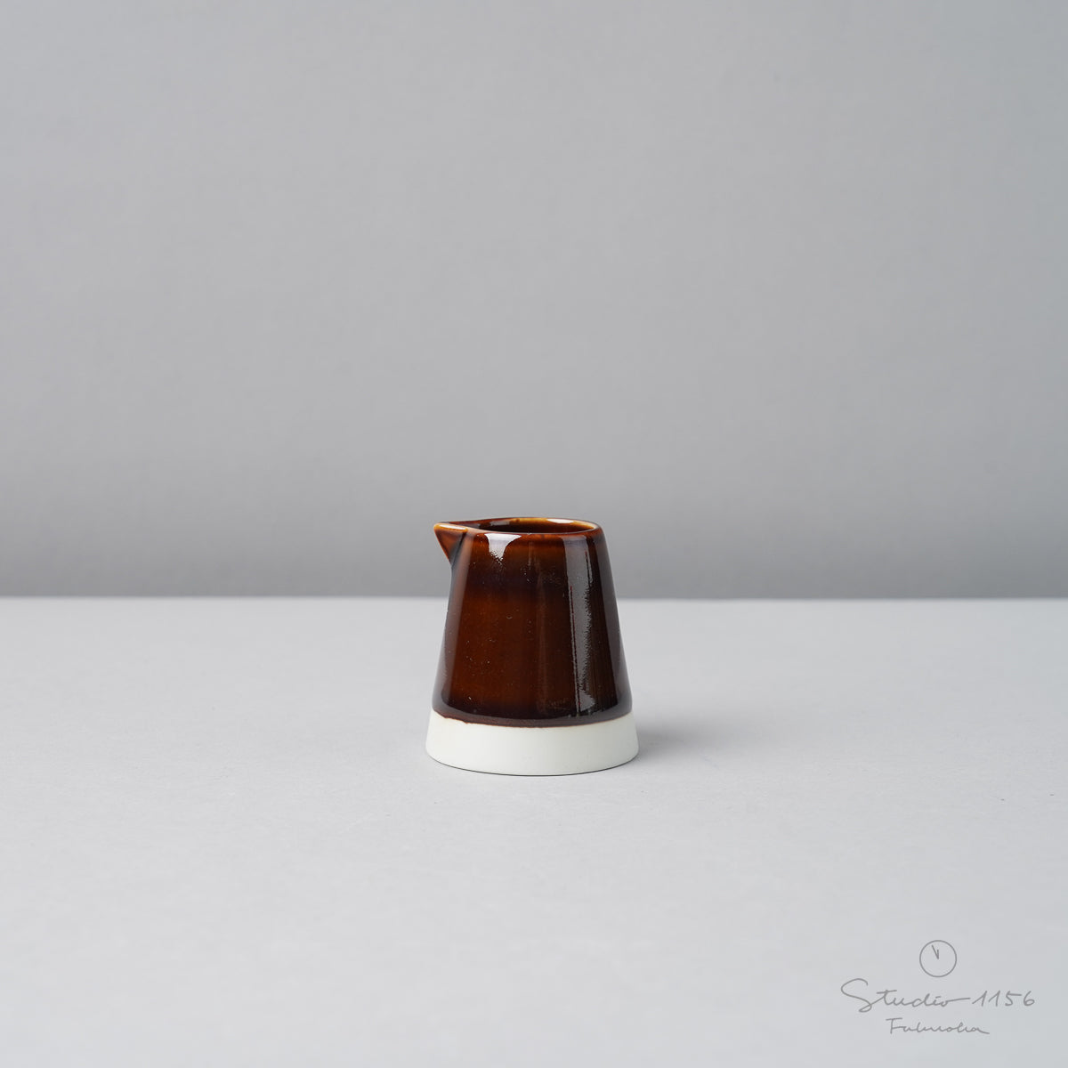 波佐見焼 es creamer (S) ミルクピッチャー 25ml 飴釉 essence Studio1156