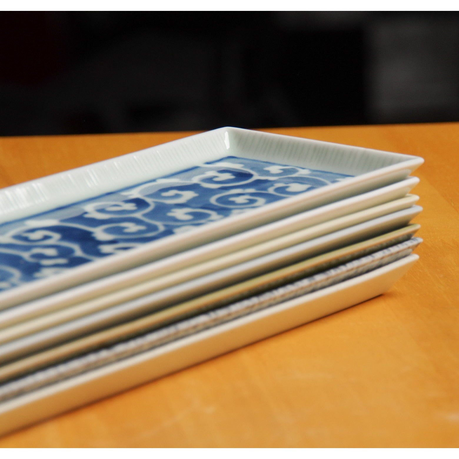 波佐見焼 Combo 長皿(M) ホワイト 30cm Eisen Studio1156