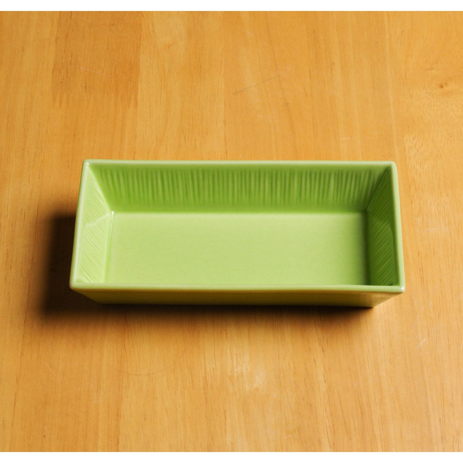 波佐見焼 Combo 長角小鉢 ライトグリーン 15cm Eisen Studio1156