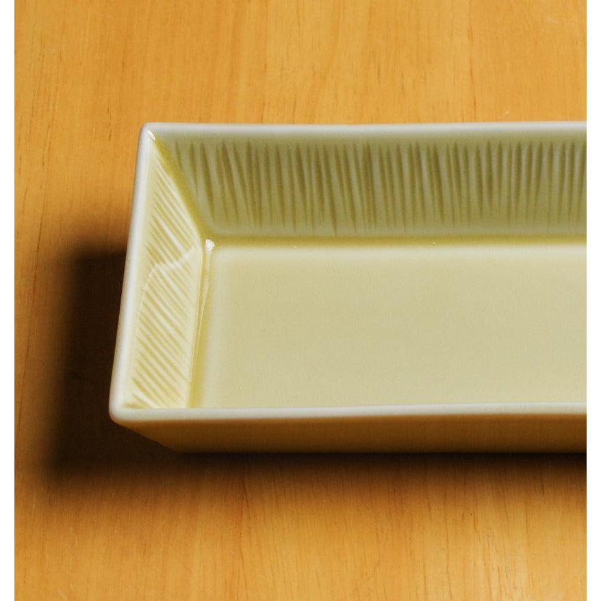 波佐見焼 Combo 長角小鉢 ベージュ 15cm Eisen Studio1156