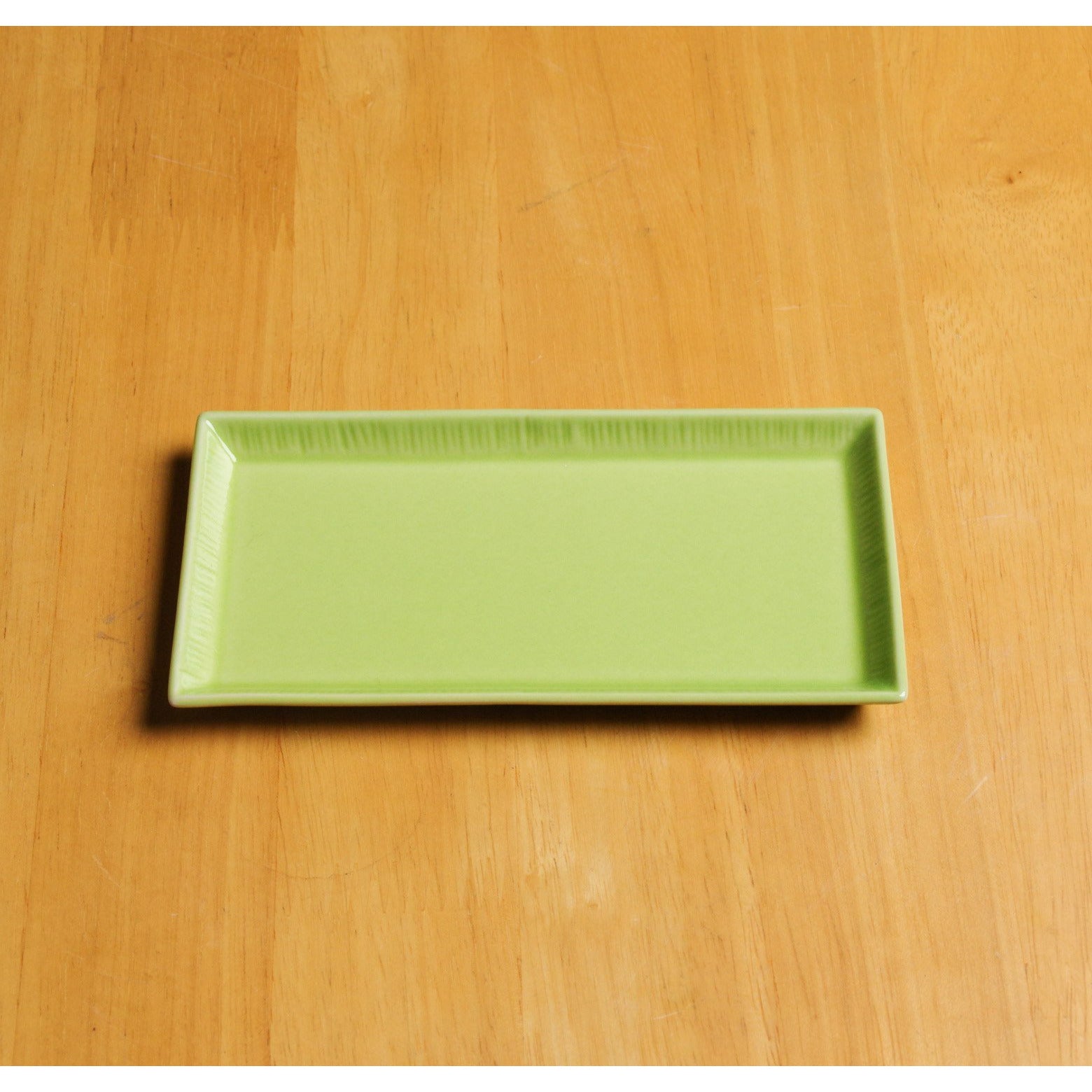 波佐見焼 Combo 長皿(S) ライトグリーン 15cm Eisen Studio1156