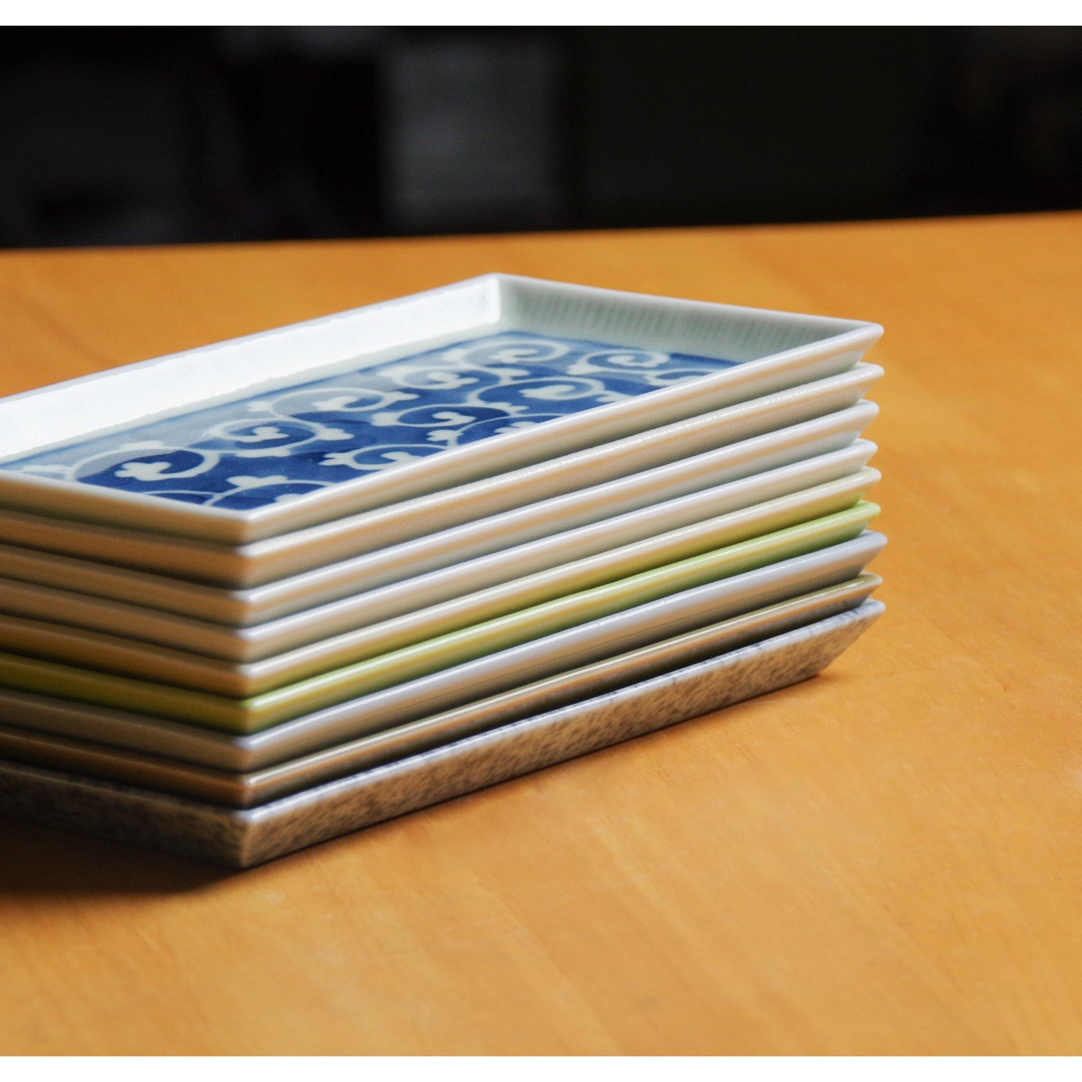 波佐見焼 Combo 長皿(S) ホワイト 15cm Eisen Studio1156