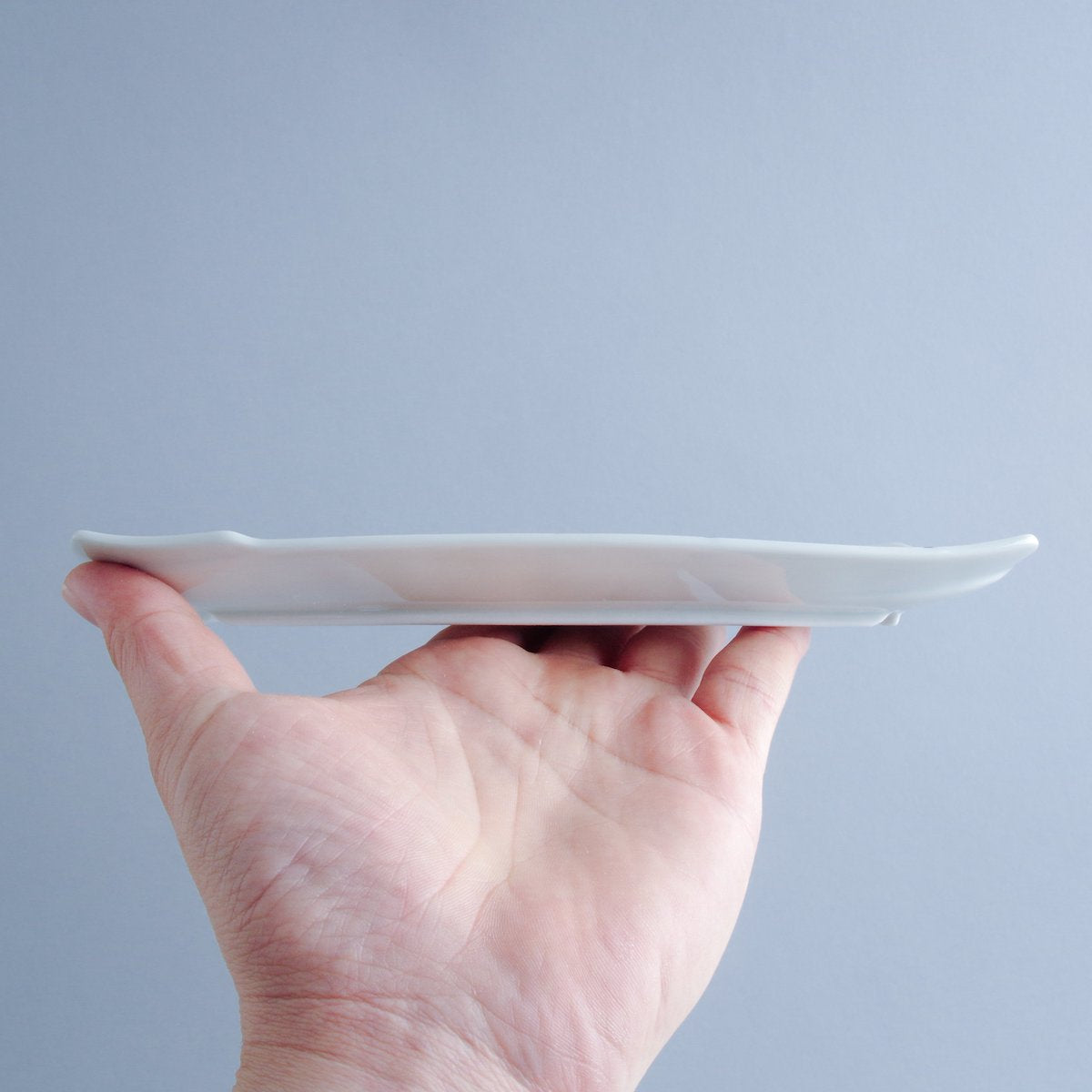 波佐見焼 手描き染付 長角皿 21.5cm Fukuho Studio1156