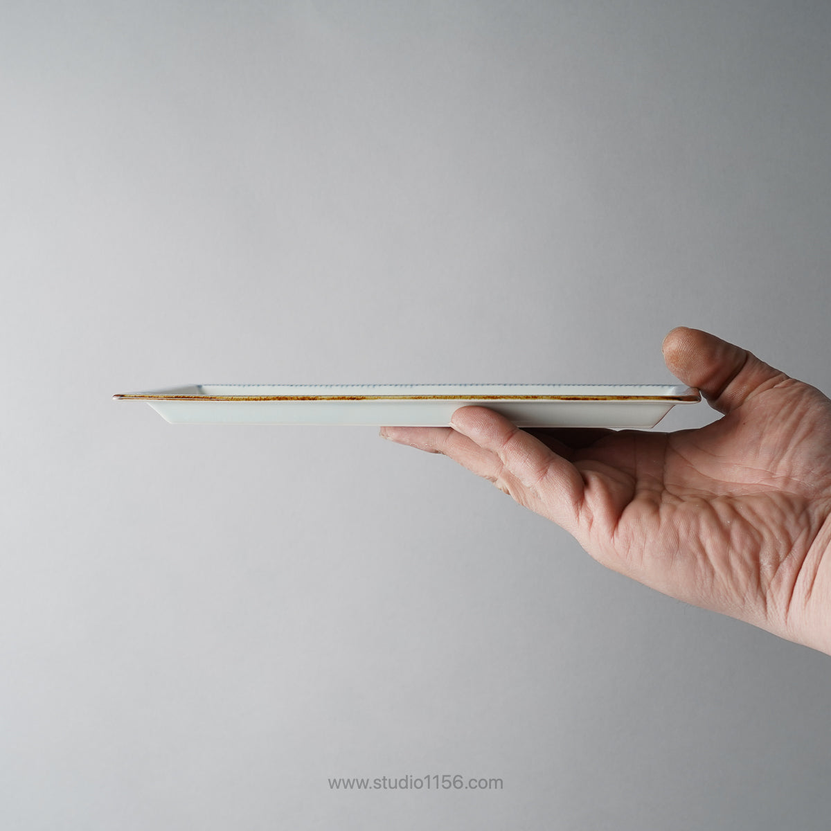 有田焼 染付 長角皿 22.5cm Fukusen Studio1156