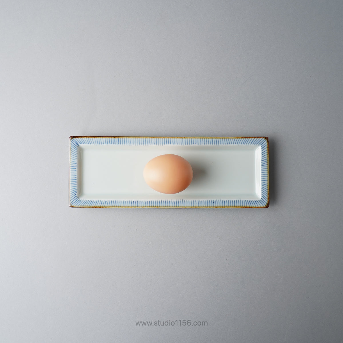 有田焼 染付 長角皿 22.5cm Fukusen Studio1156