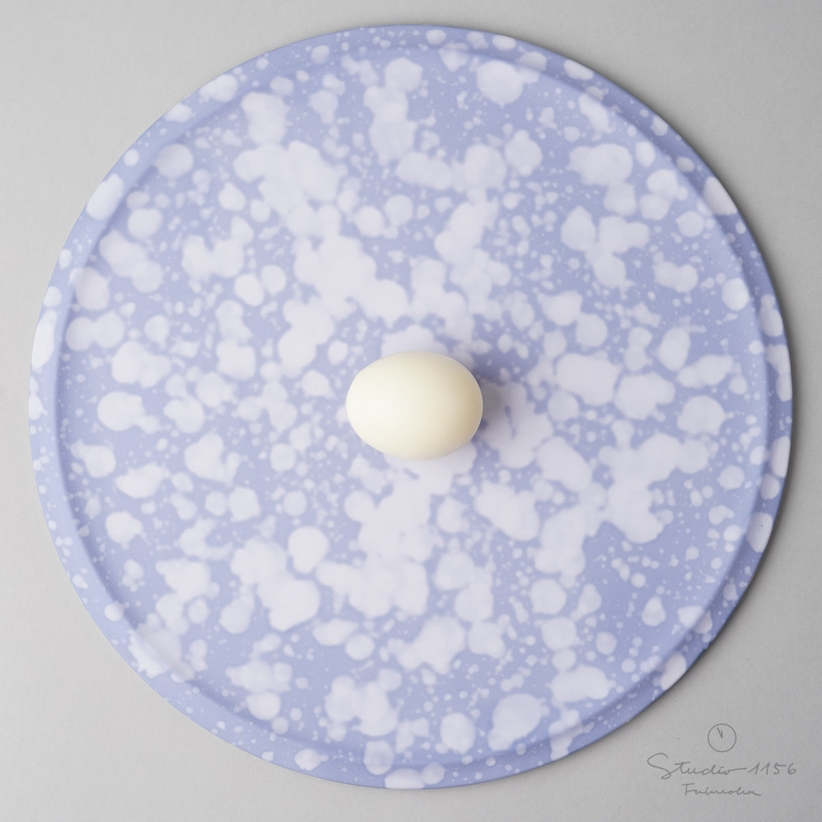 伊万里焼 フラットプレート w/ Rim 31cm ブルーマット Hataman Studio1156