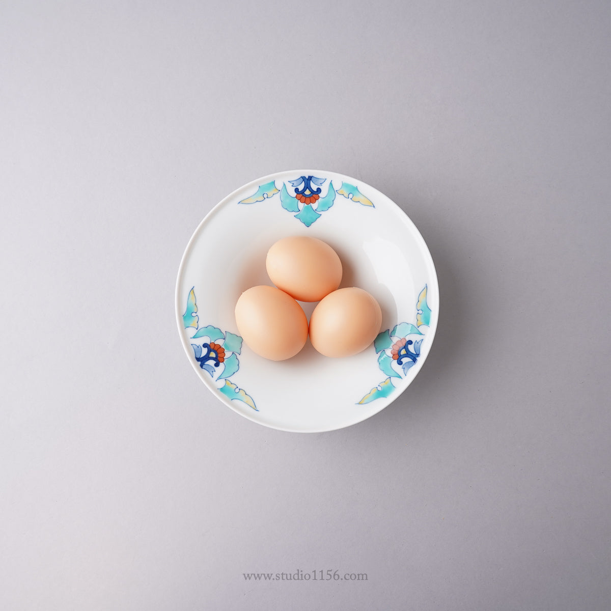 伊万里焼 唐花紋 ハット型リムボウル(S) 17.5cm Hataman Studio1156