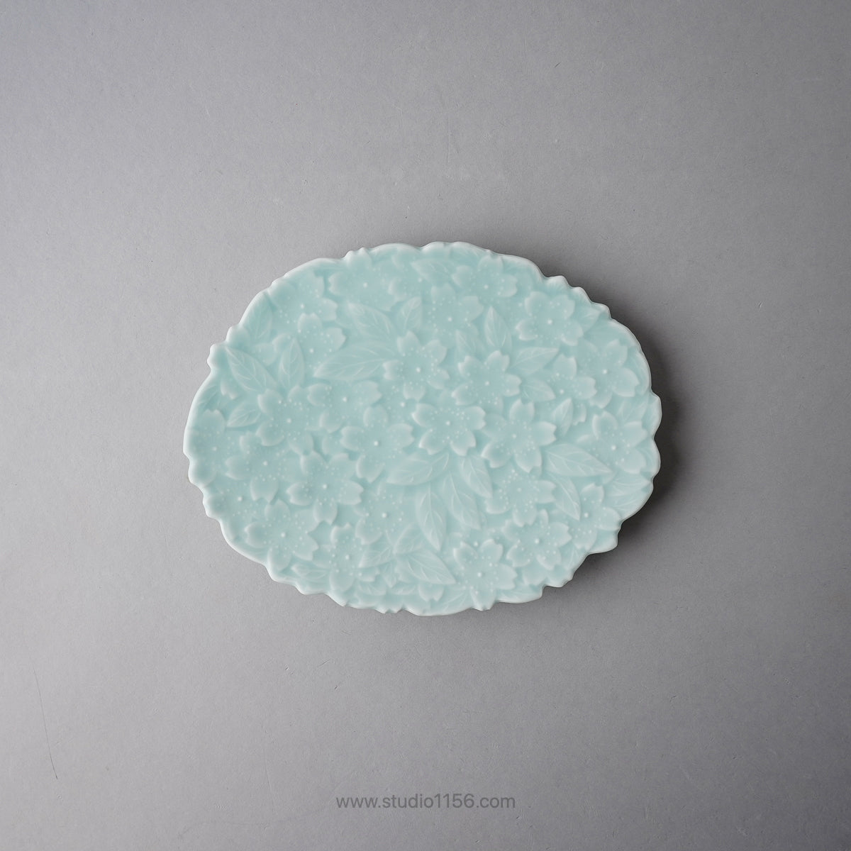 伊万里焼 モイスト 桜尽くし銘々皿 17cm Hataman Studio1156