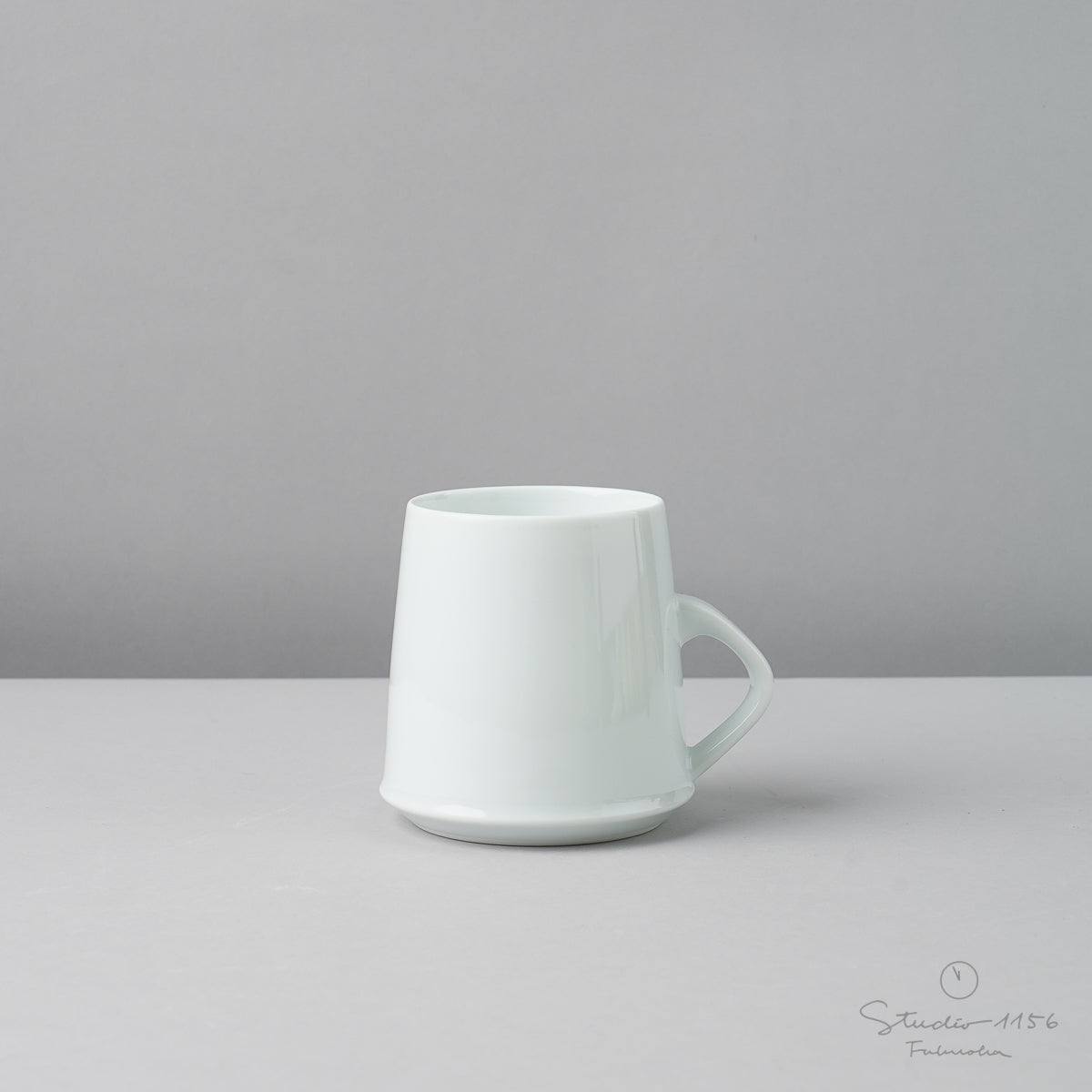 伊万里焼 Rim Mug マグカップ 6.5cm/280ml 上白磁 Hataman Studio1156