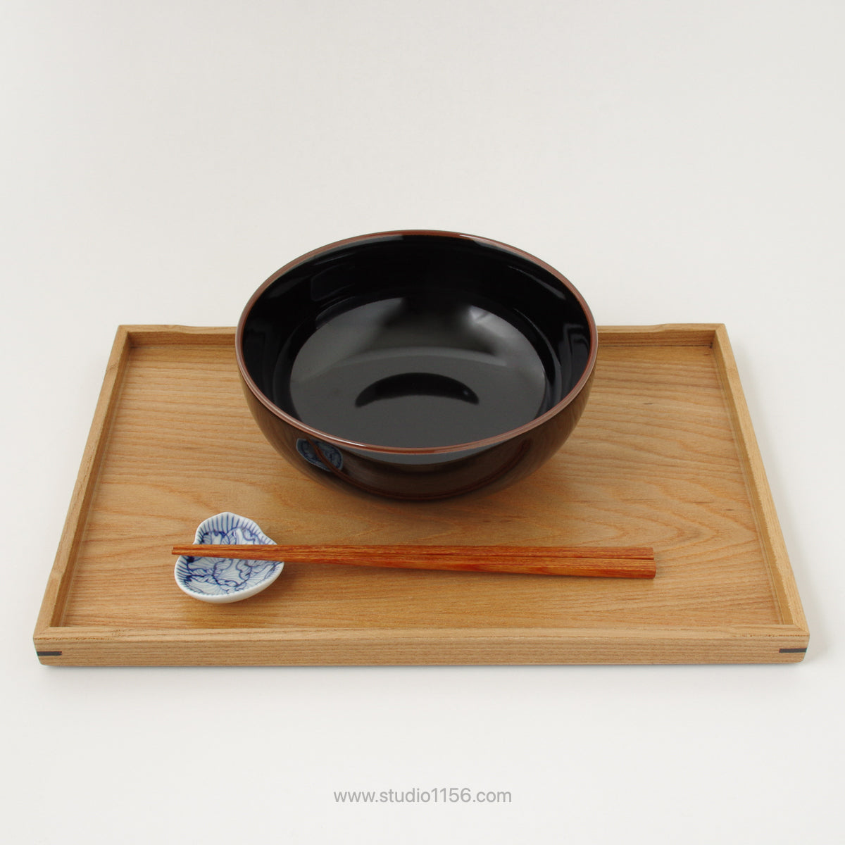 波佐見焼 六寸浅めん丼 麺鉢 18.5cm Hakusan Studio1156