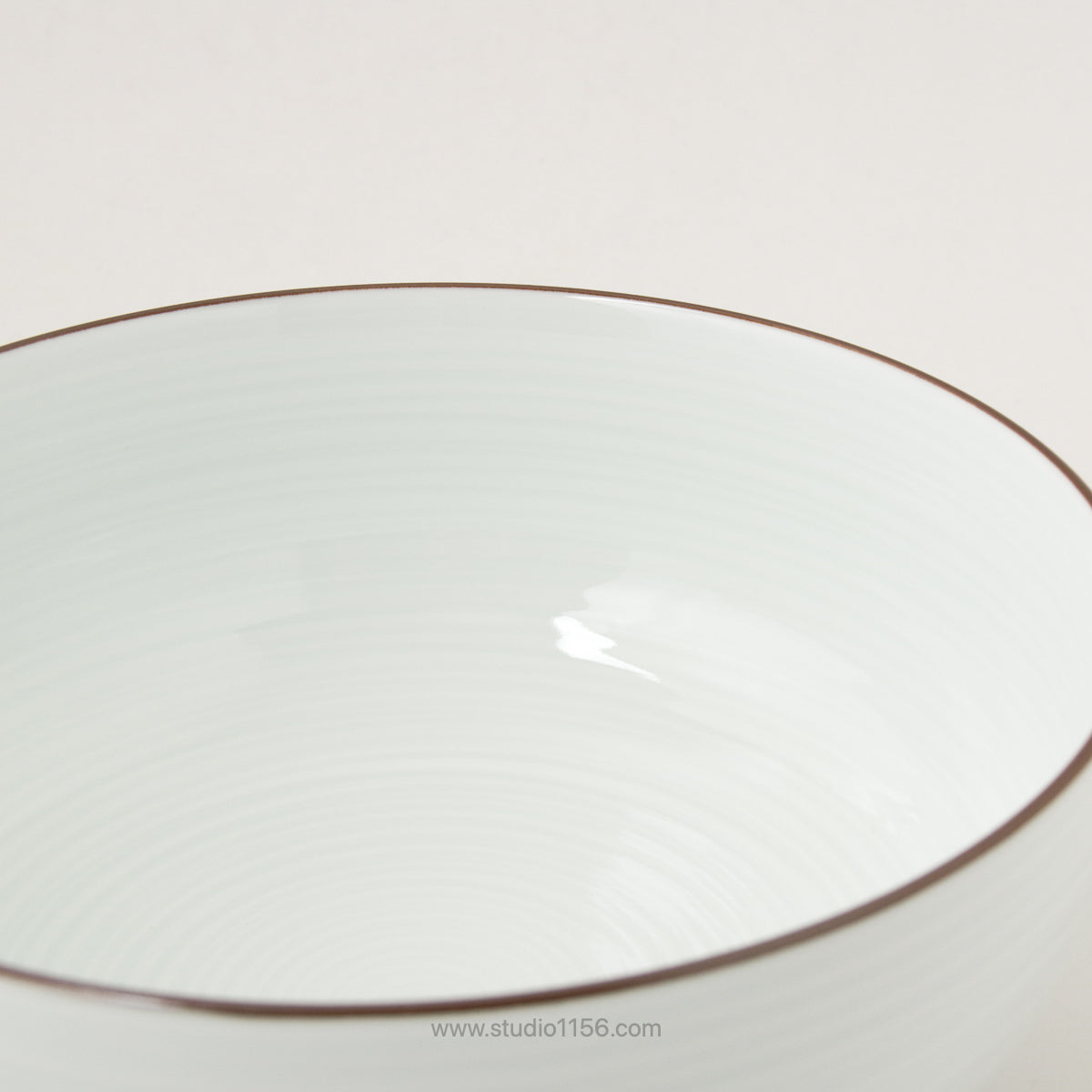 波佐見焼 六寸浅めん丼 麺鉢 18.5cm Hakusan Studio1156