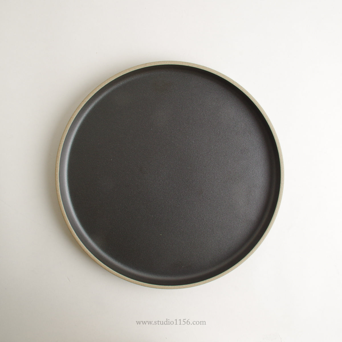 波佐見焼 HASAMI PORCELAIN ORIGINAL プレート(XL) 25.5cm Black(HPB005) HASAMI PORCELAIN Studio1156