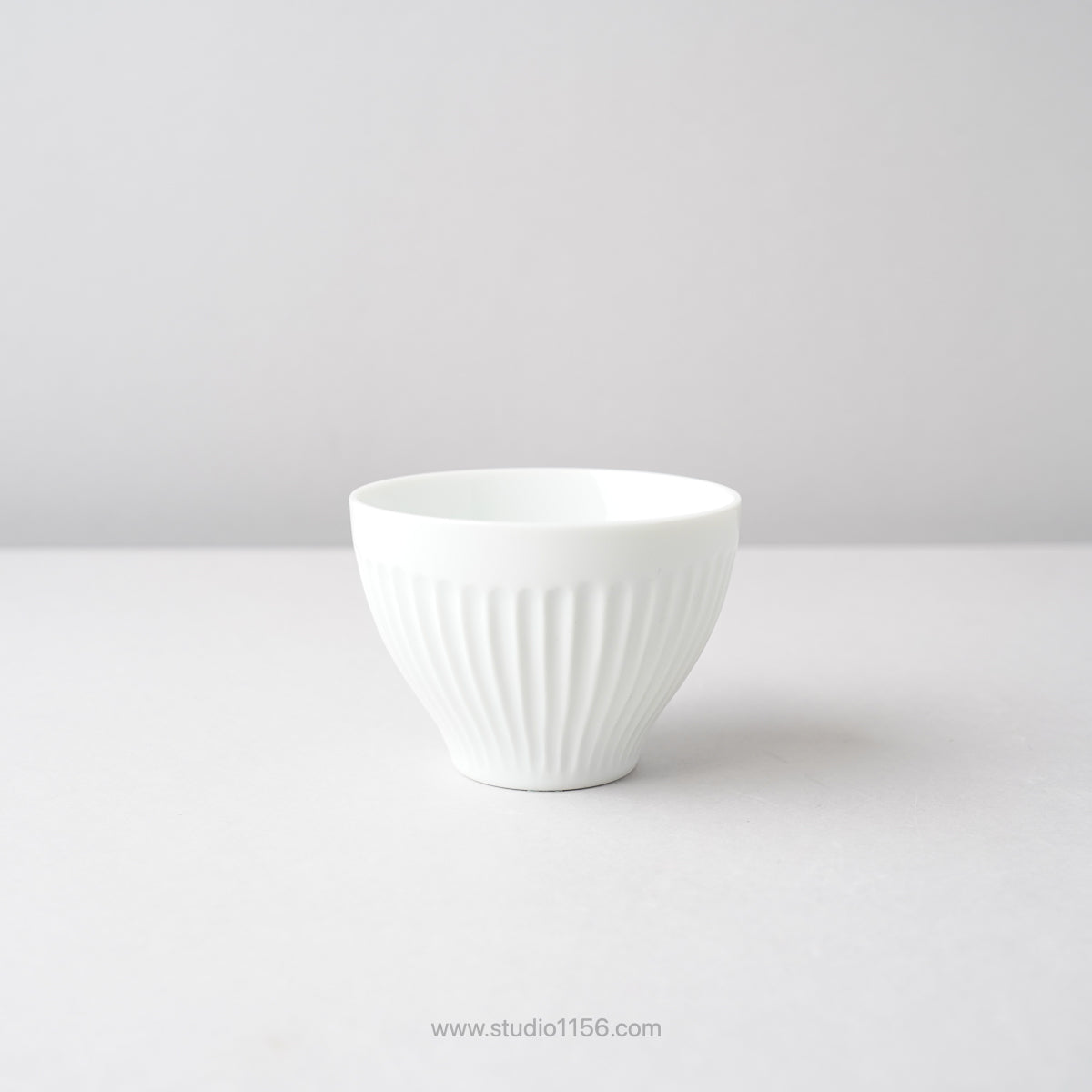 波佐見焼 Shinogi しのぎ カップ 8.5cm/180ml 白磁 Ichiryu Studio1156