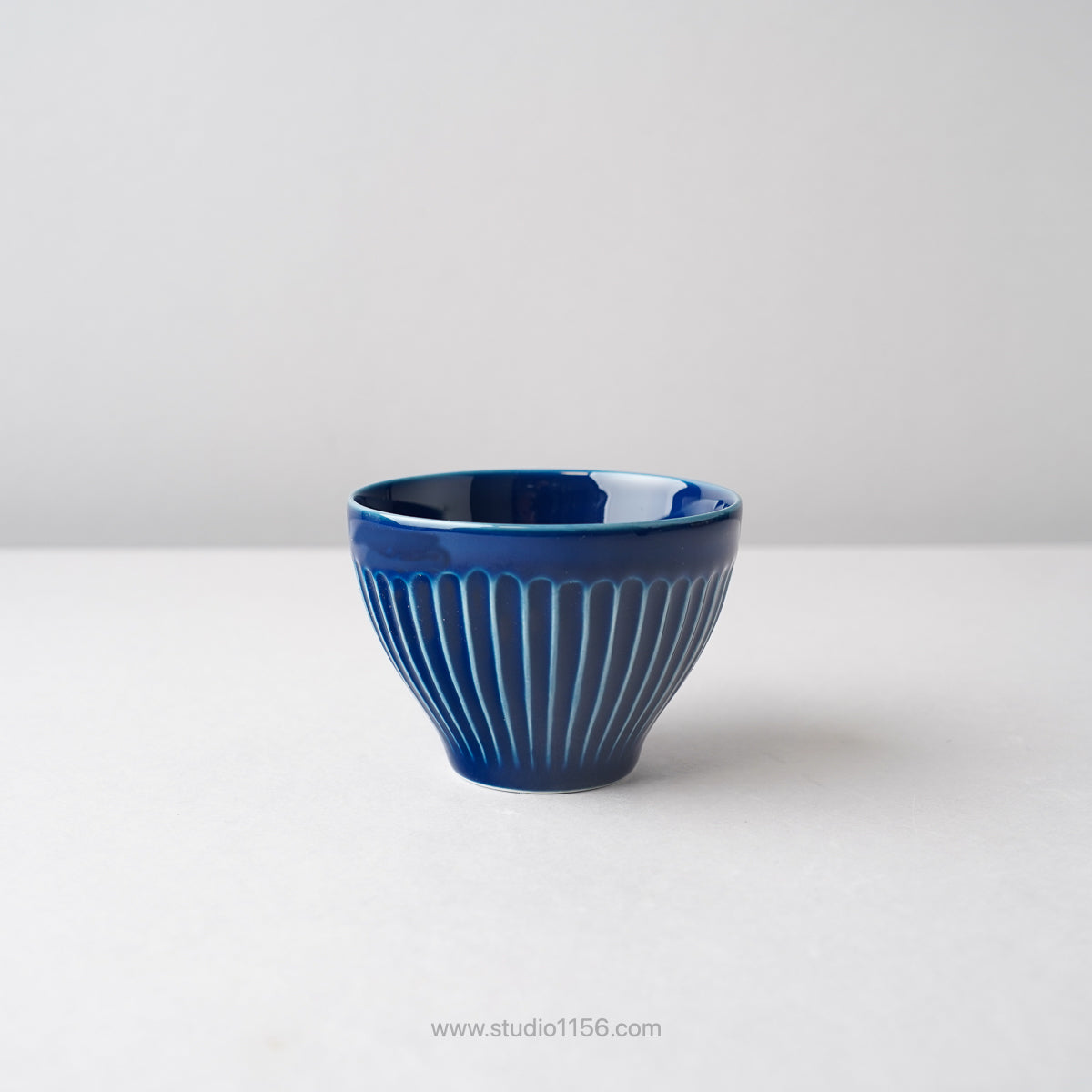 波佐見焼 Shinogi しのぎ カップ 8.5cm/180ml 瑠璃 Ichiryu Studio1156