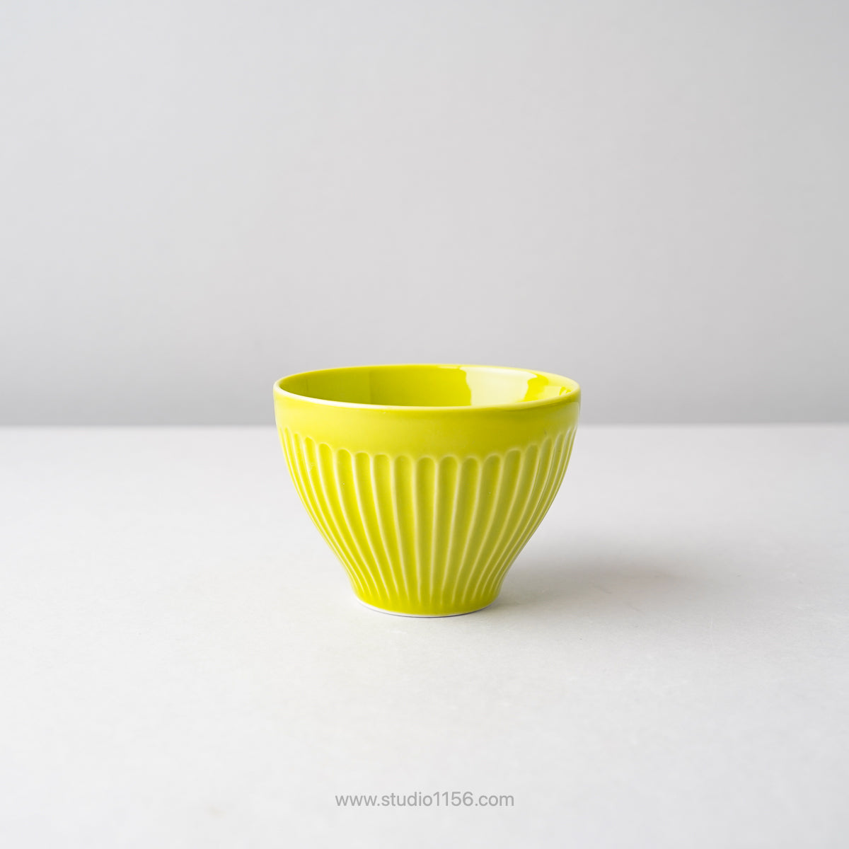 波佐見焼 Shinogi しのぎ カップ 8.5cm/180ml 若草 Ichiryu Studio1156