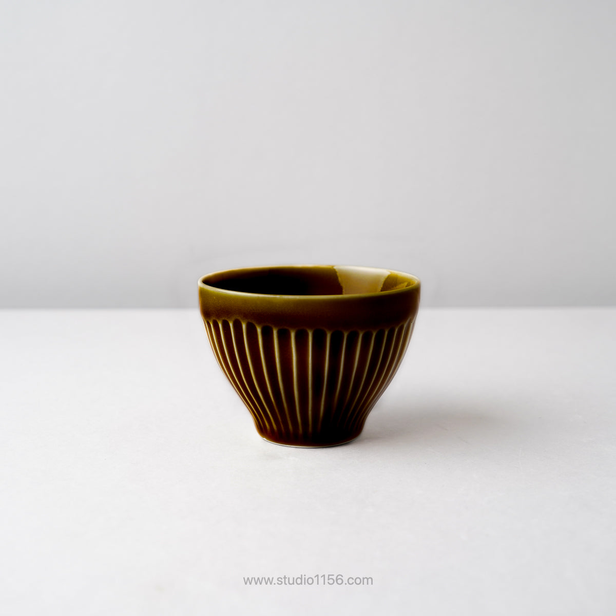 波佐見焼 Shinogi しのぎ カップ 8.5cm/180ml 飴釉 Ichiryu Studio1156