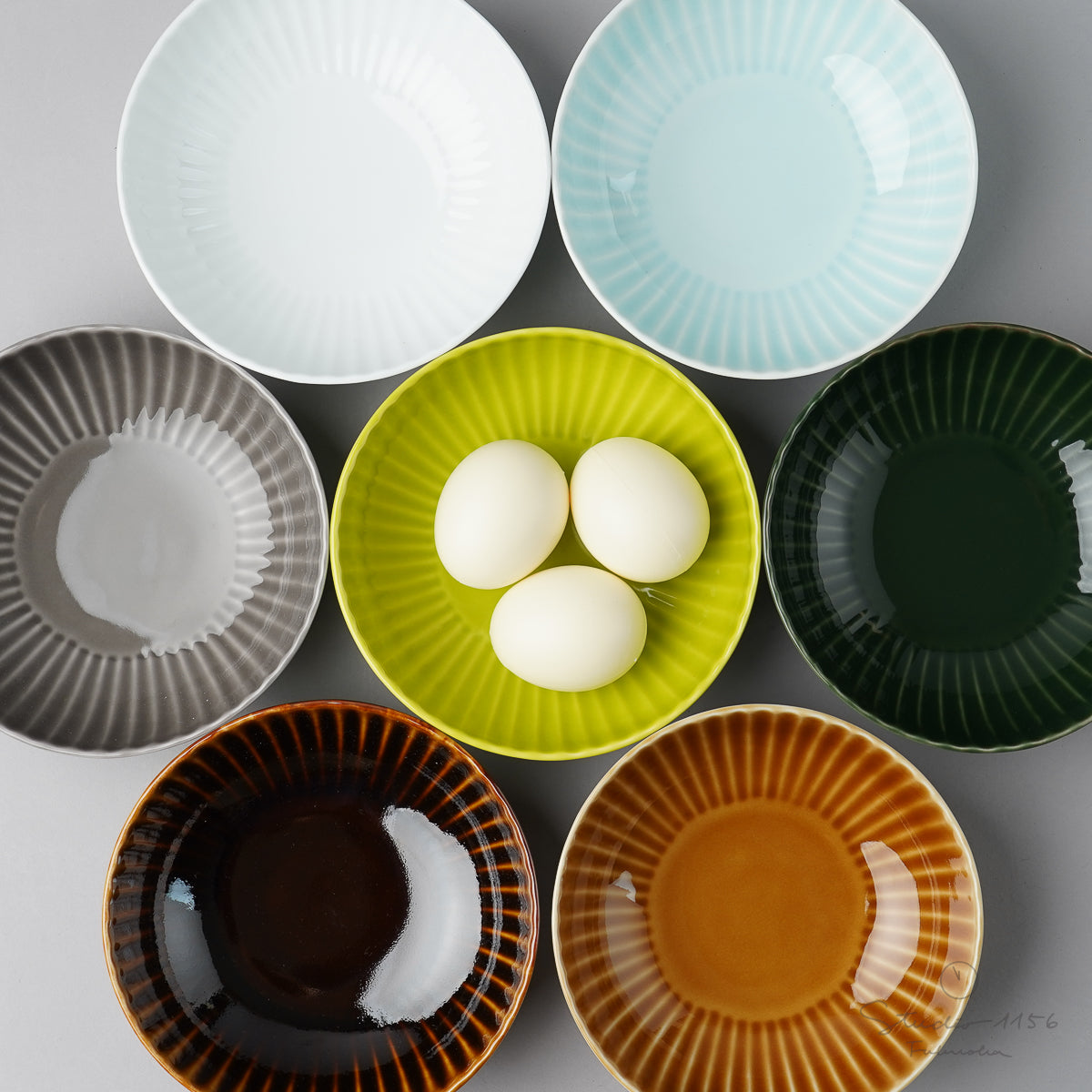 波佐見焼 Shinogi しのぎ 中鉢 14cm Ichiryu Studio1156