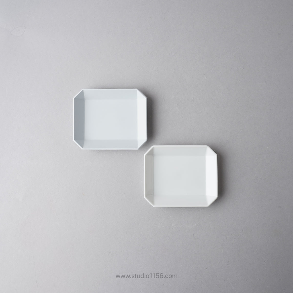 有田焼 スクエアプレート プレーン グレー TY Square Plate Plain Gray 1616 / Arita Japan Studio1156