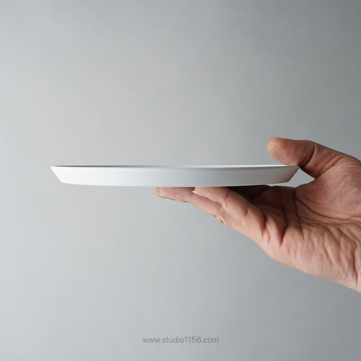 有田焼 ラウンドプレート グレー / TY Round Plate Plain Gray 1616 / Arita Japan Studio1156