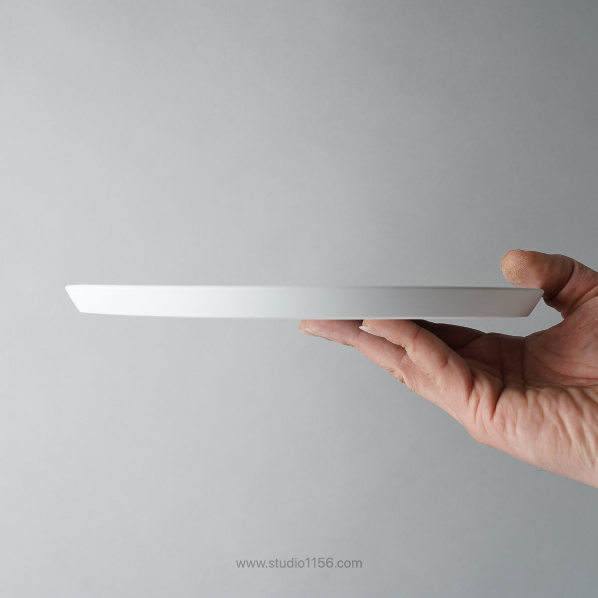 有田焼 ラウンドプレート グレー / TY Round Plate Plain Gray 1616 / Arita Japan Studio1156