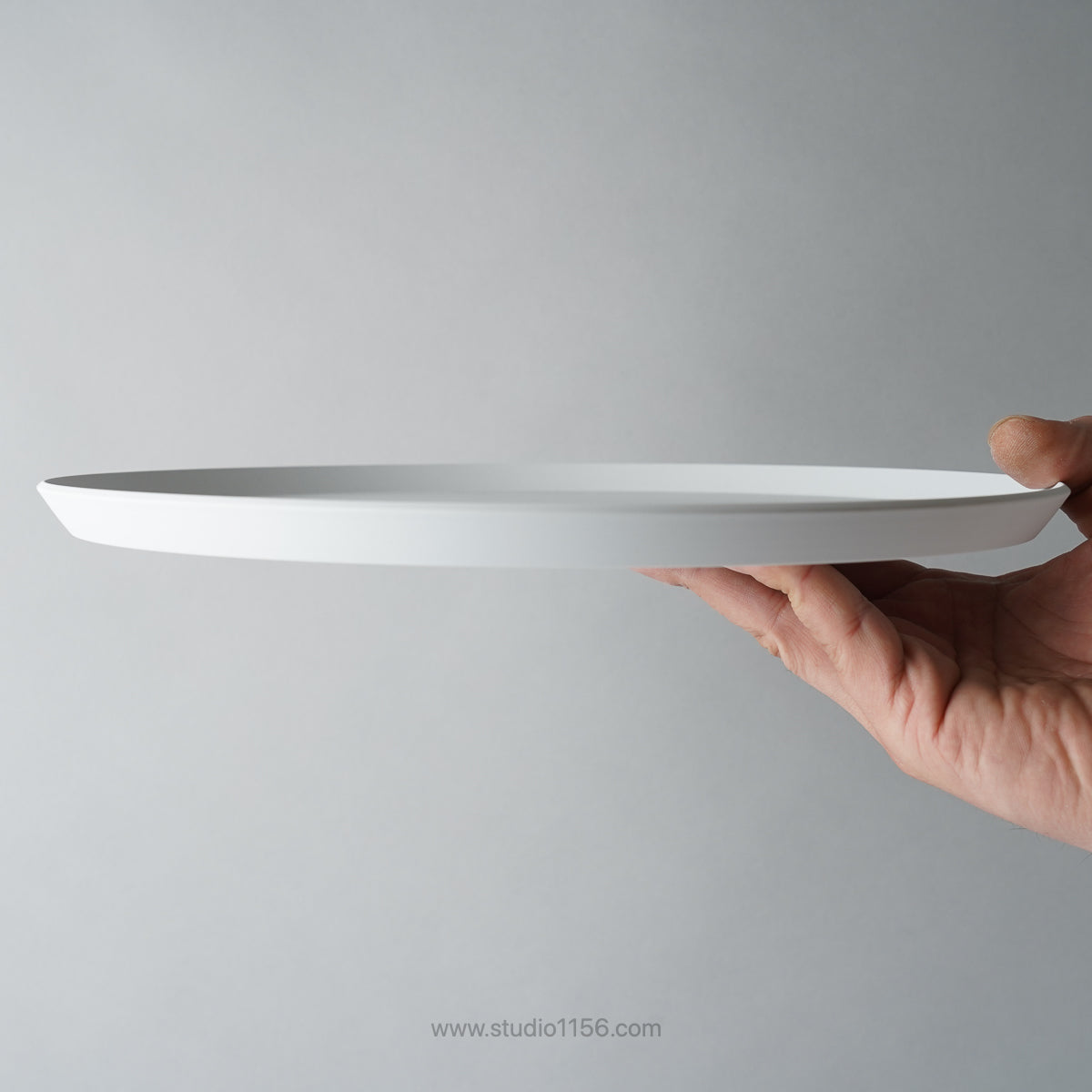 有田焼 ラウンドプレート グレー / TY Round Plate Plain Gray 1616 / Arita Japan Studio1156