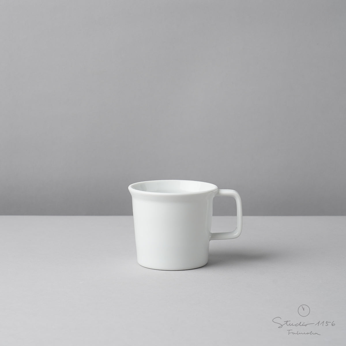 有田焼 コーヒーカップ w/ Handle / TY Coffee Cup Handle 190ml White 1616 / Arita Japan Studio1156