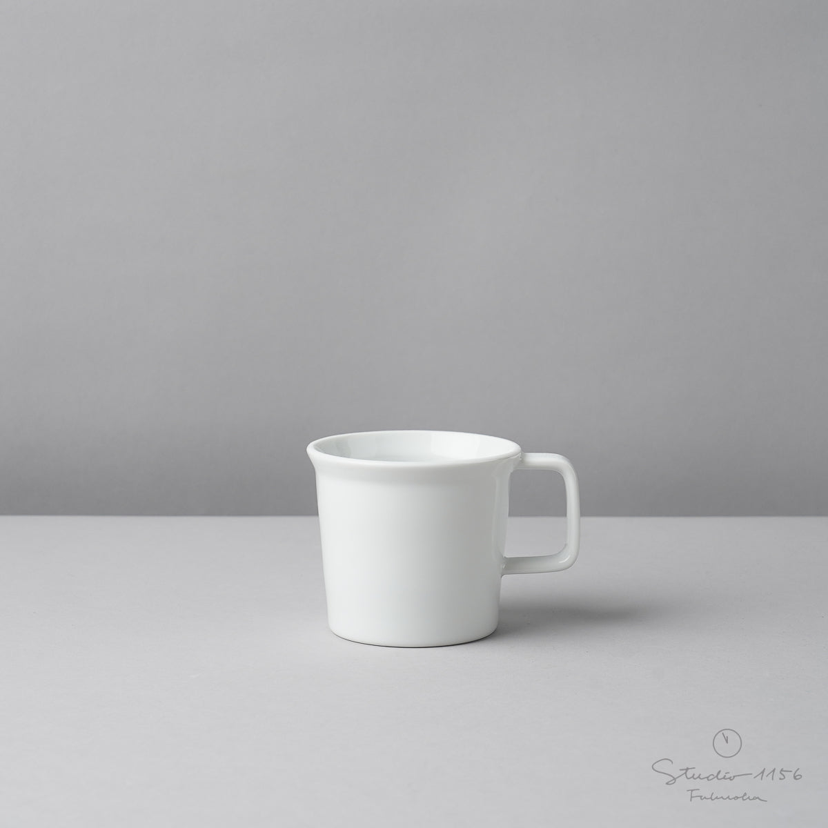 有田焼 コーヒカップ w/ Handle / TY Coffee Cup Handle 190ml White 1616 / Arita Japan Studio1156
