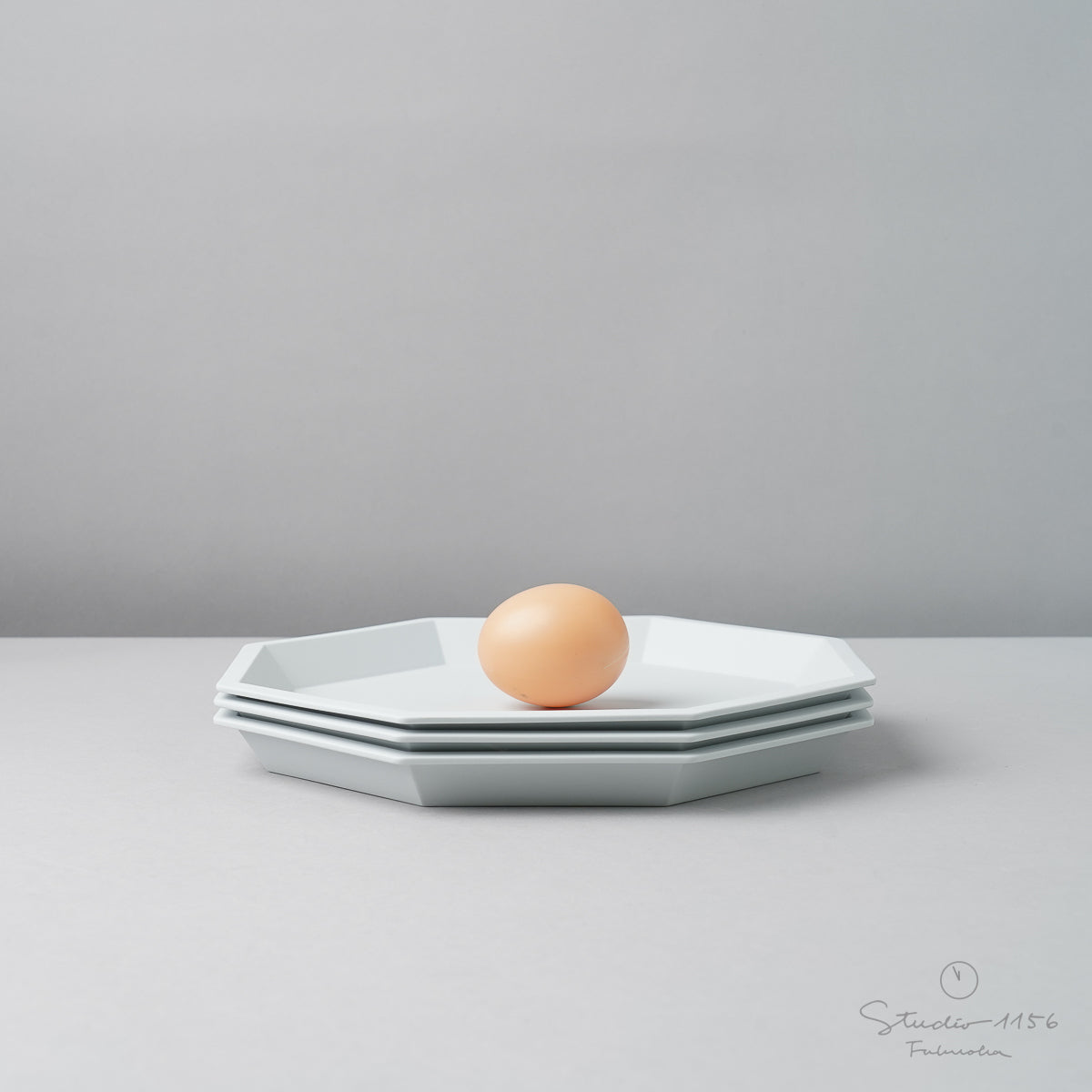 有田焼 TY "Standard" Anise plate Grey 150/220 1616 / Arita Japan Studio1156