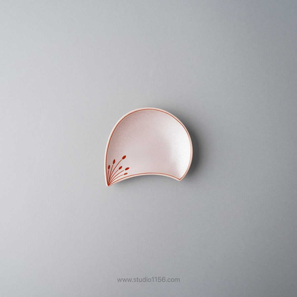 有田焼 梅花びら型 小皿10cm ピンク Kouraku Studio1156