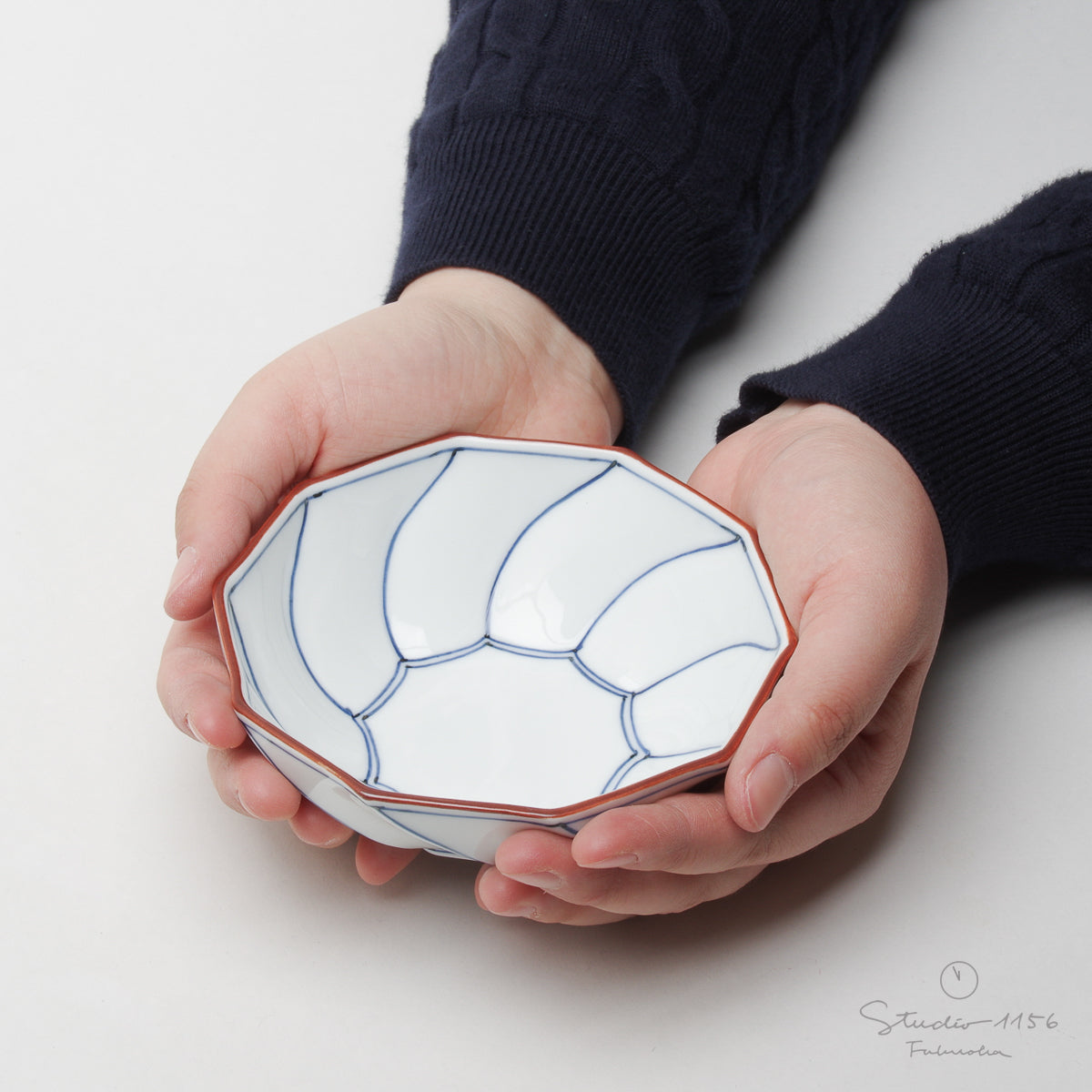 波佐見焼 捻り線 捻り小鉢 13.5cm Korin Studio1156