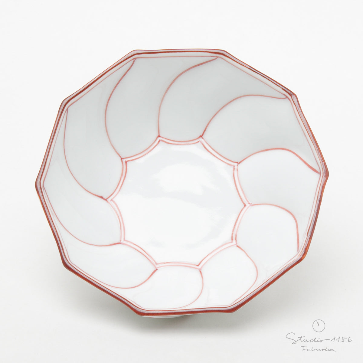 波佐見焼 捻り線 捻り小鉢 13.5cm Korin Studio1156