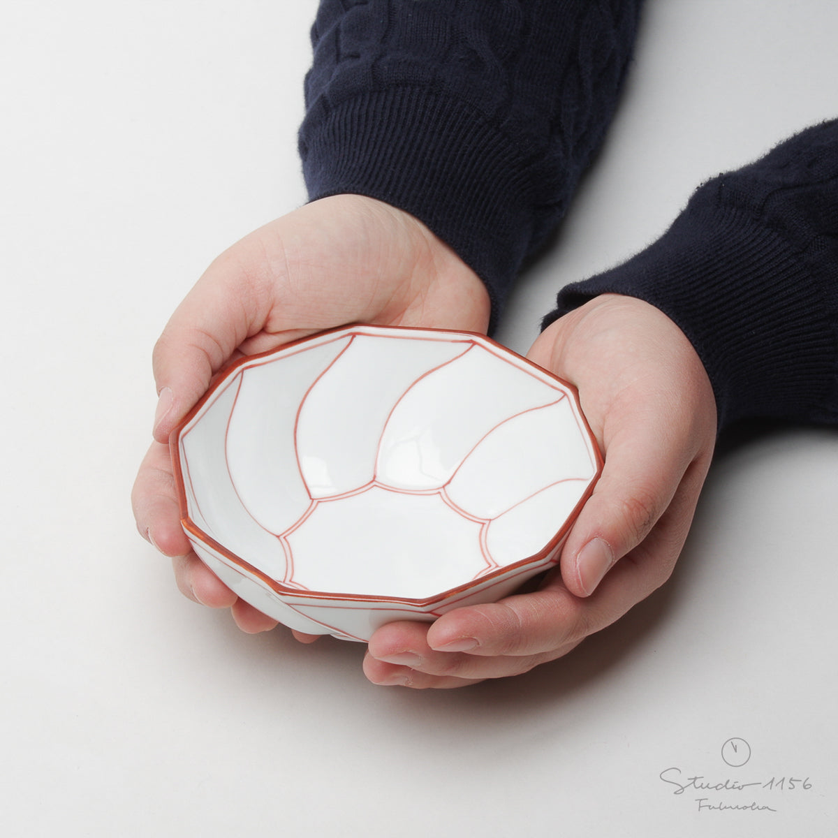 波佐見焼 捻り線 捻り小鉢 13.5cm Korin Studio1156