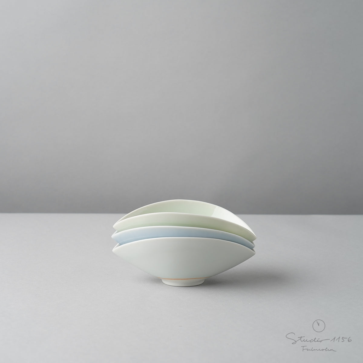 波佐見焼 ビードロ溜り すげ笠小付 小鉢 12.5cm Korin Studio1156