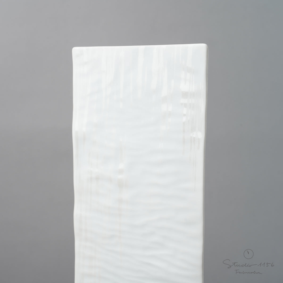 有田焼 リンクルプレート Rectngler(L) 30.5cm Kichiemon Studio1156