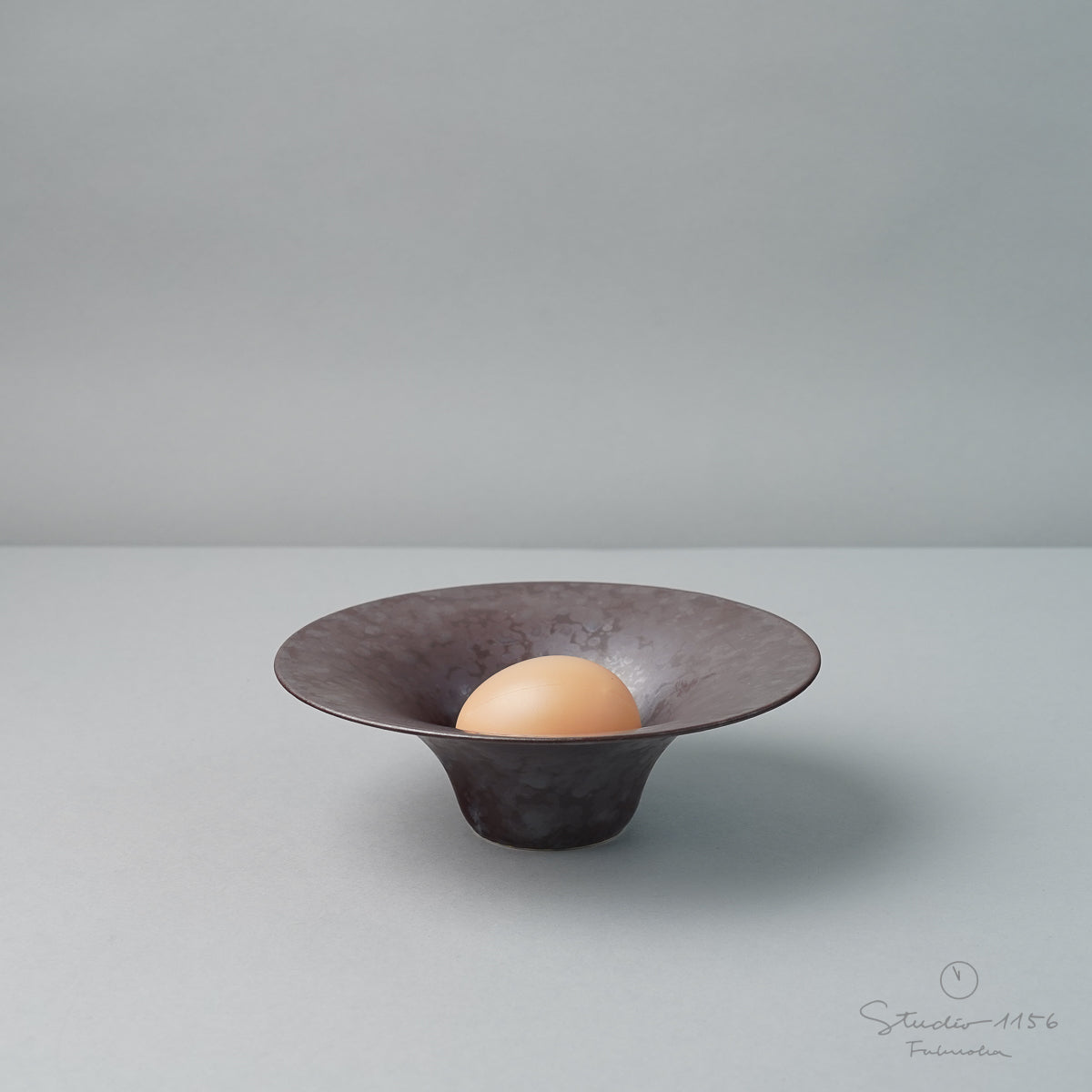 有田焼 ウェーブボウル 15.5cm 錆絞 Kanezen Studio1156