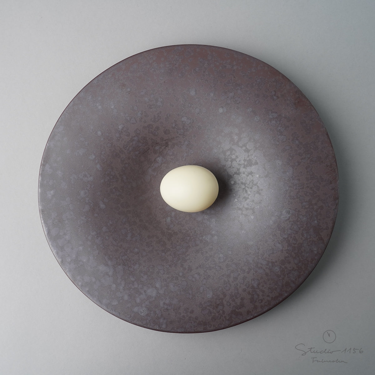 有田焼 オーバルパスタプレート 27.5cm 錆絞り Kanezen Studio1156