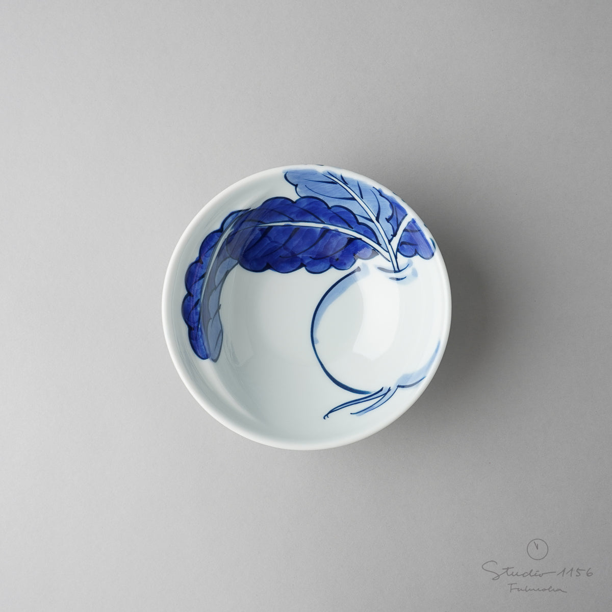 有田焼 Cacomi 鍋取り鉢 13.5cm (Painting) かぶら Kisen Studio1156